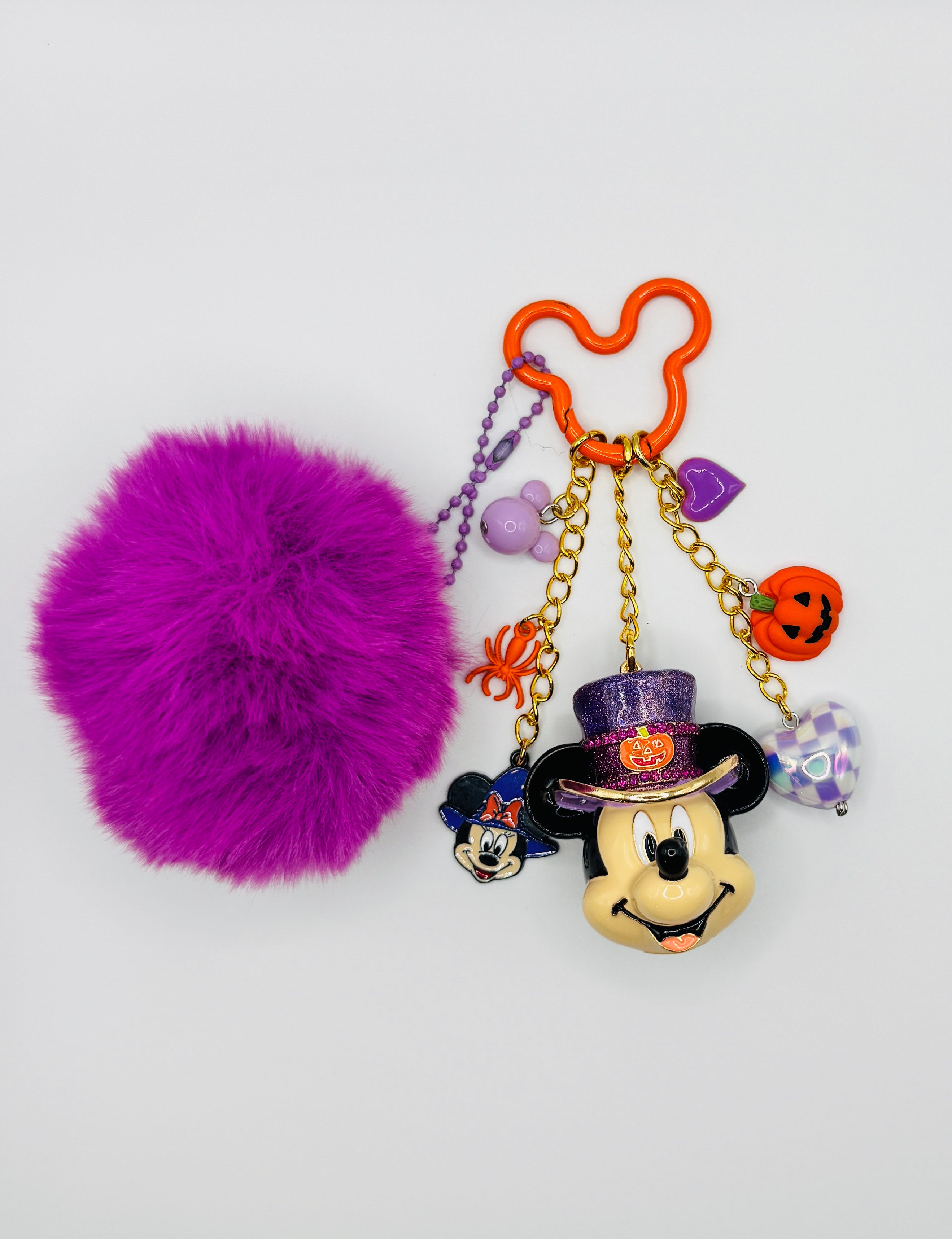 Bauble Bar Disney Halloween Bag Charms - Mickey Top Hat Pom