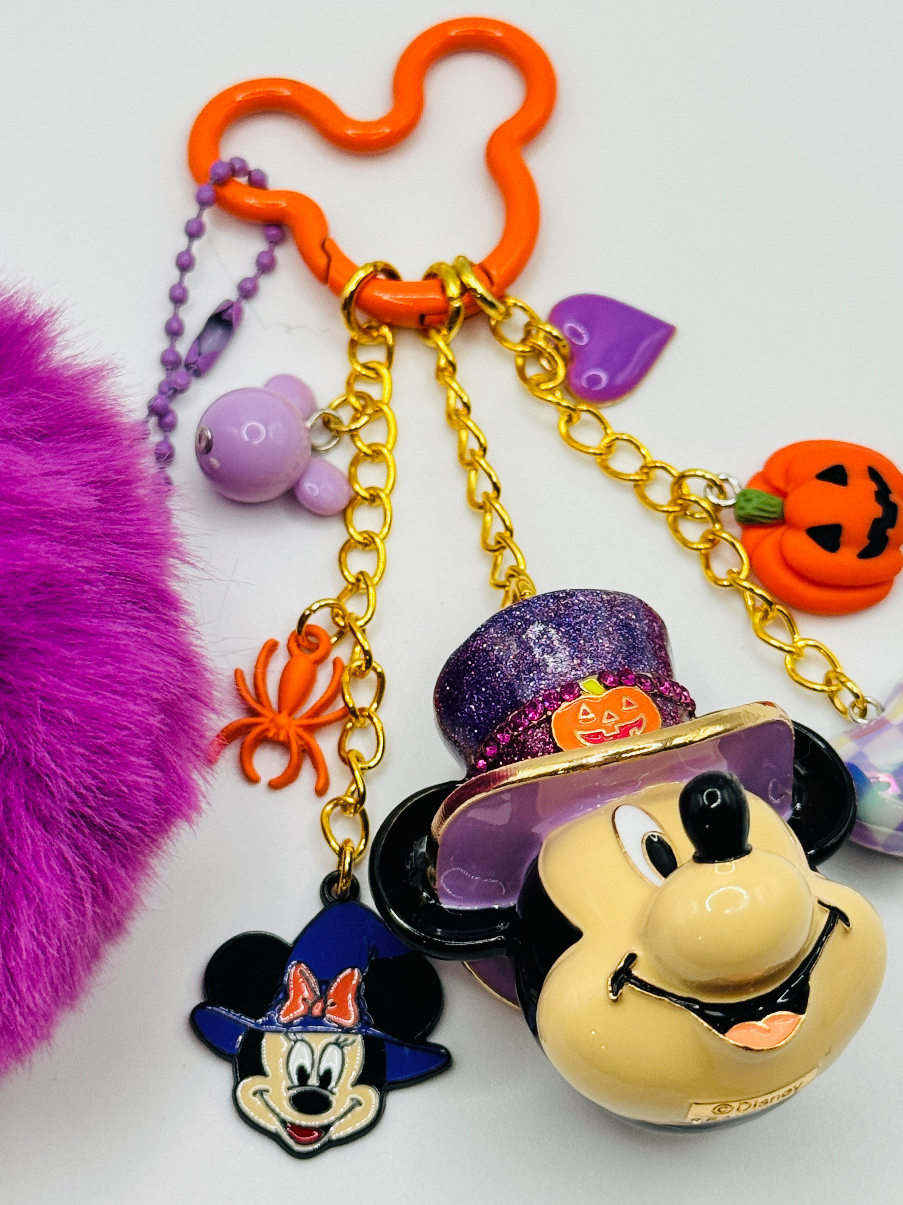 Bauble Bar Disney Halloween Bag Charms - Mickey Top Hat Pom