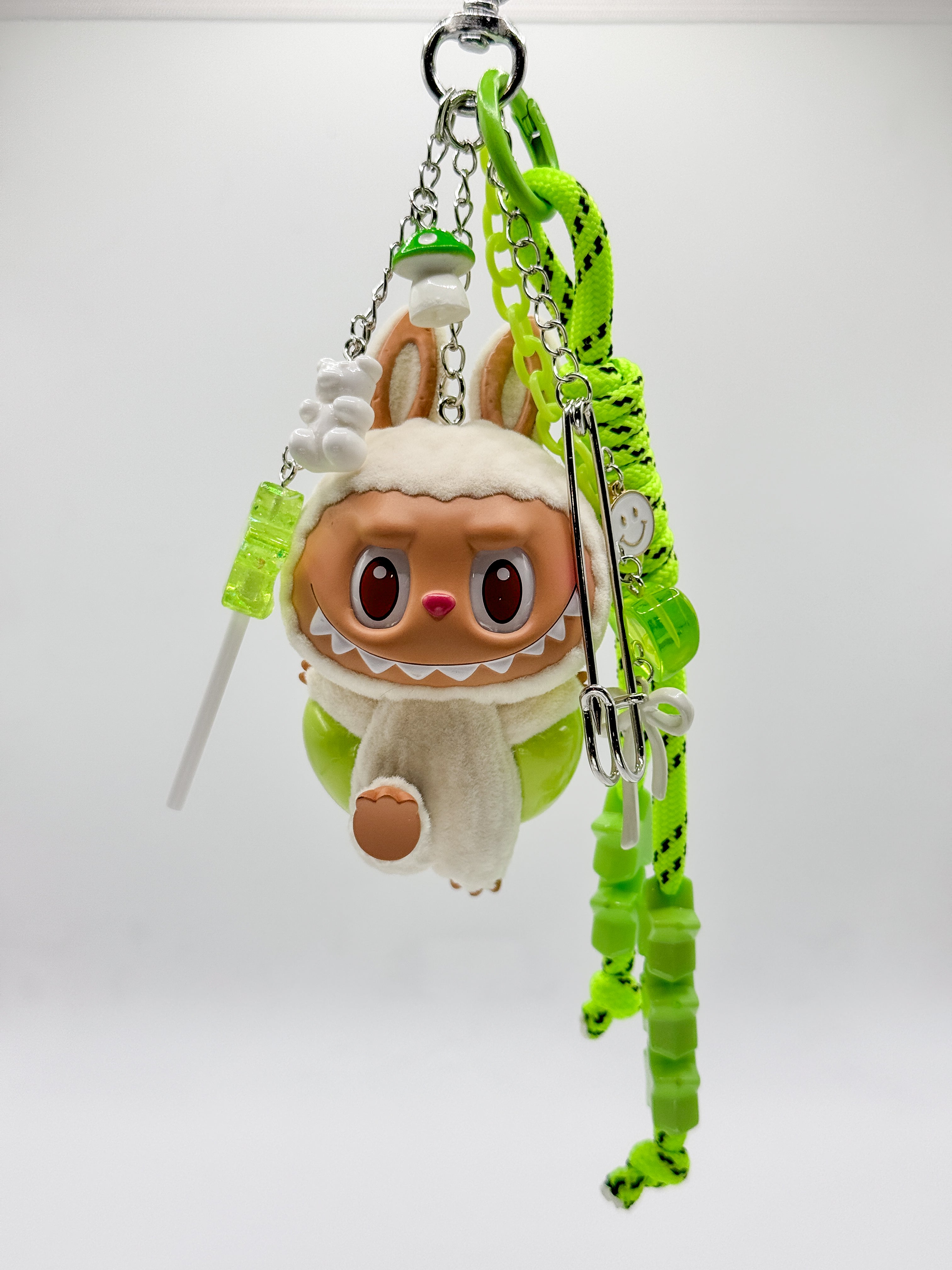Labubu Lazy Yoga Bag Charms - Lay Down