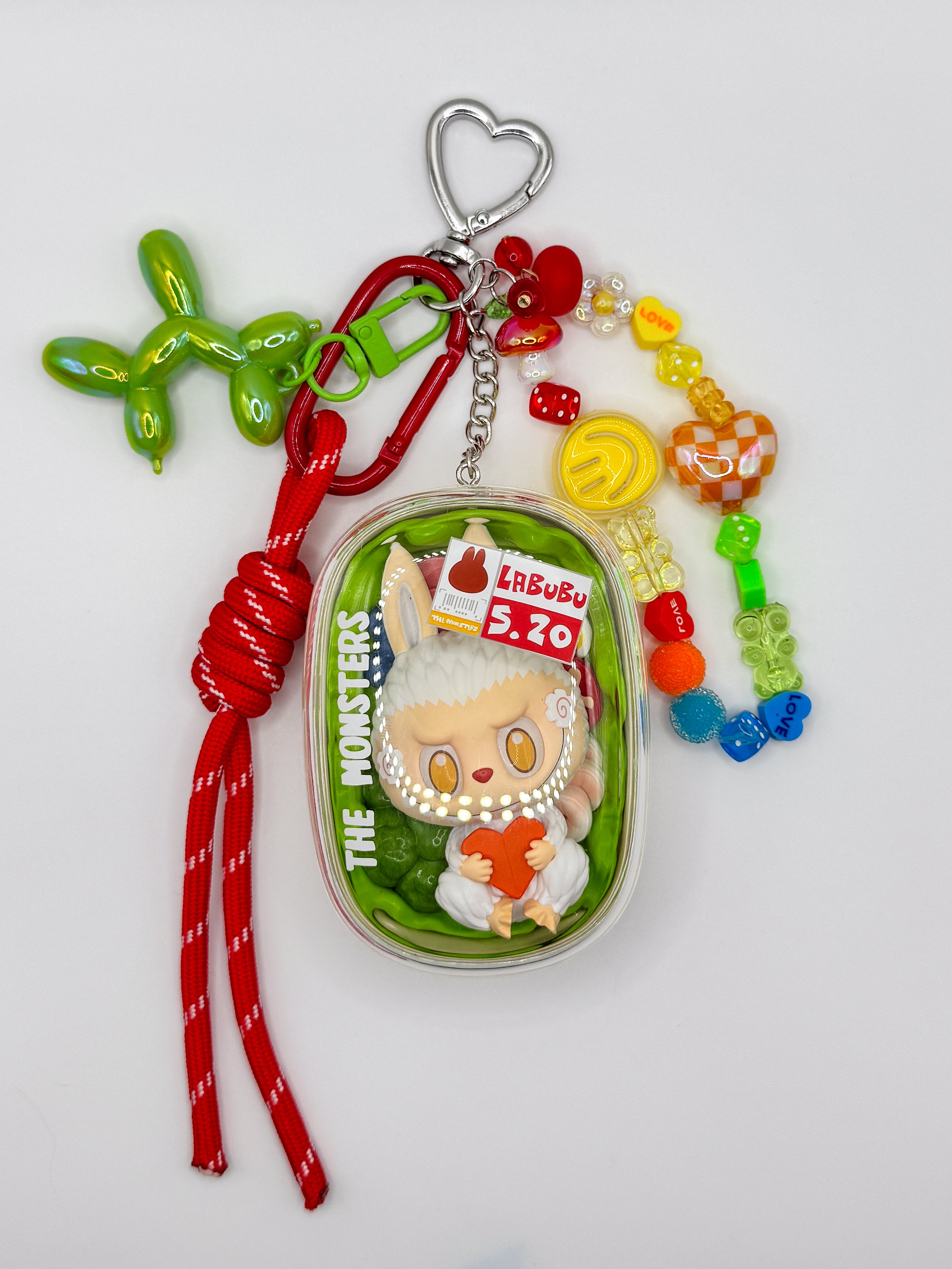 Labubu Wacky Mart Bag Charms - Salad