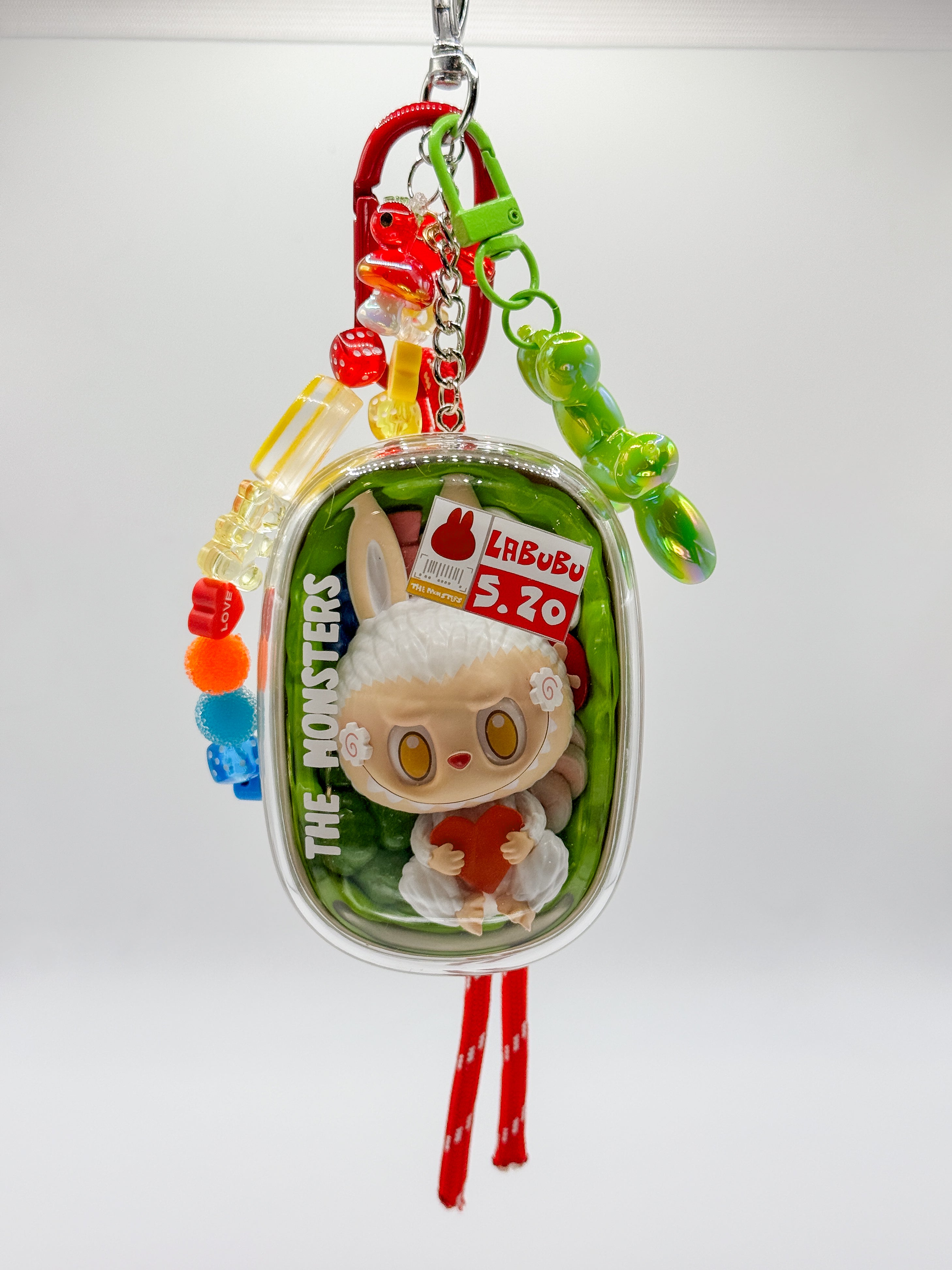 Labubu Wacky Mart Bag Charms - Salad
