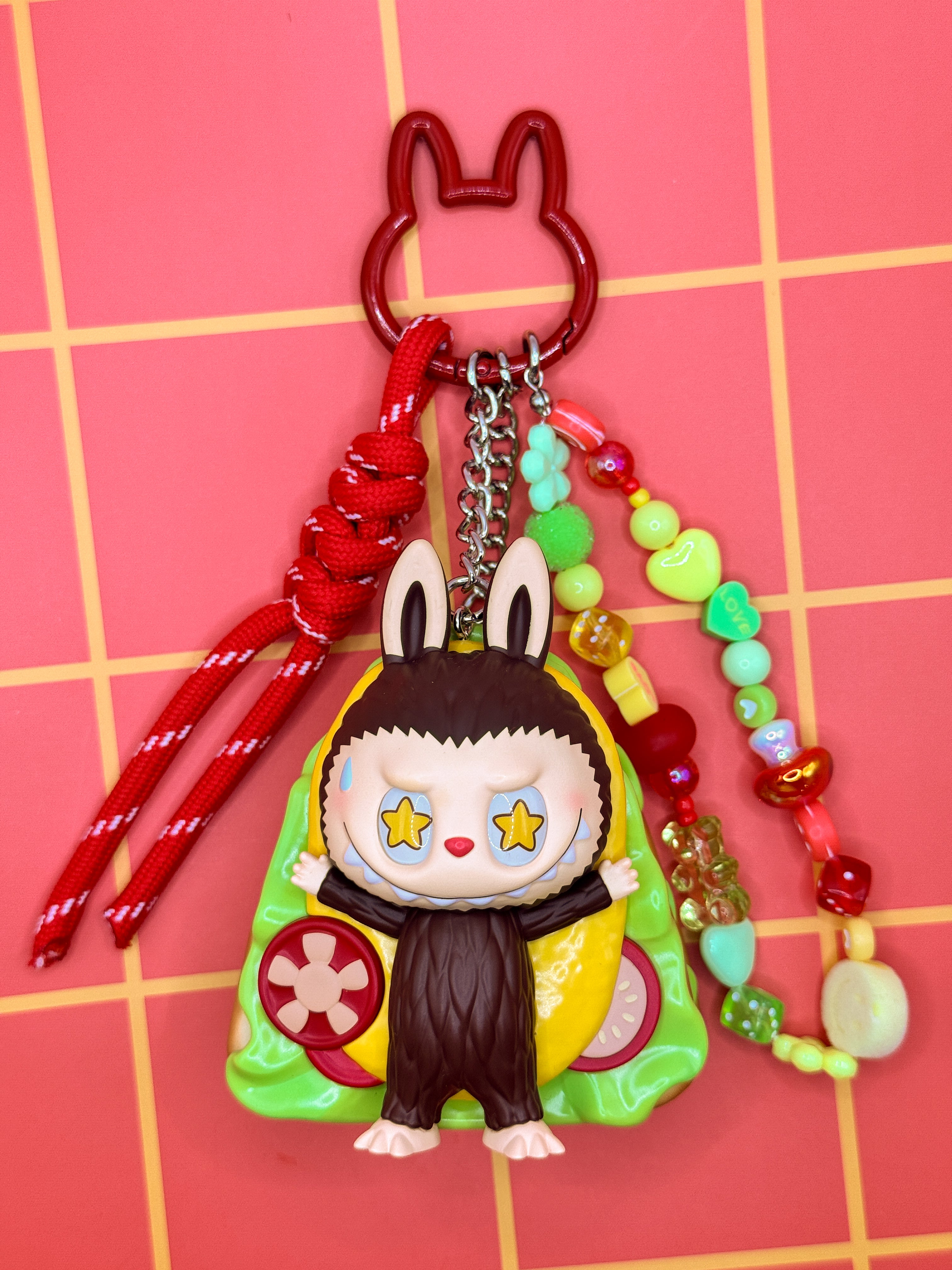 Labubu Wacky Mart Bag Charms - Sandwich