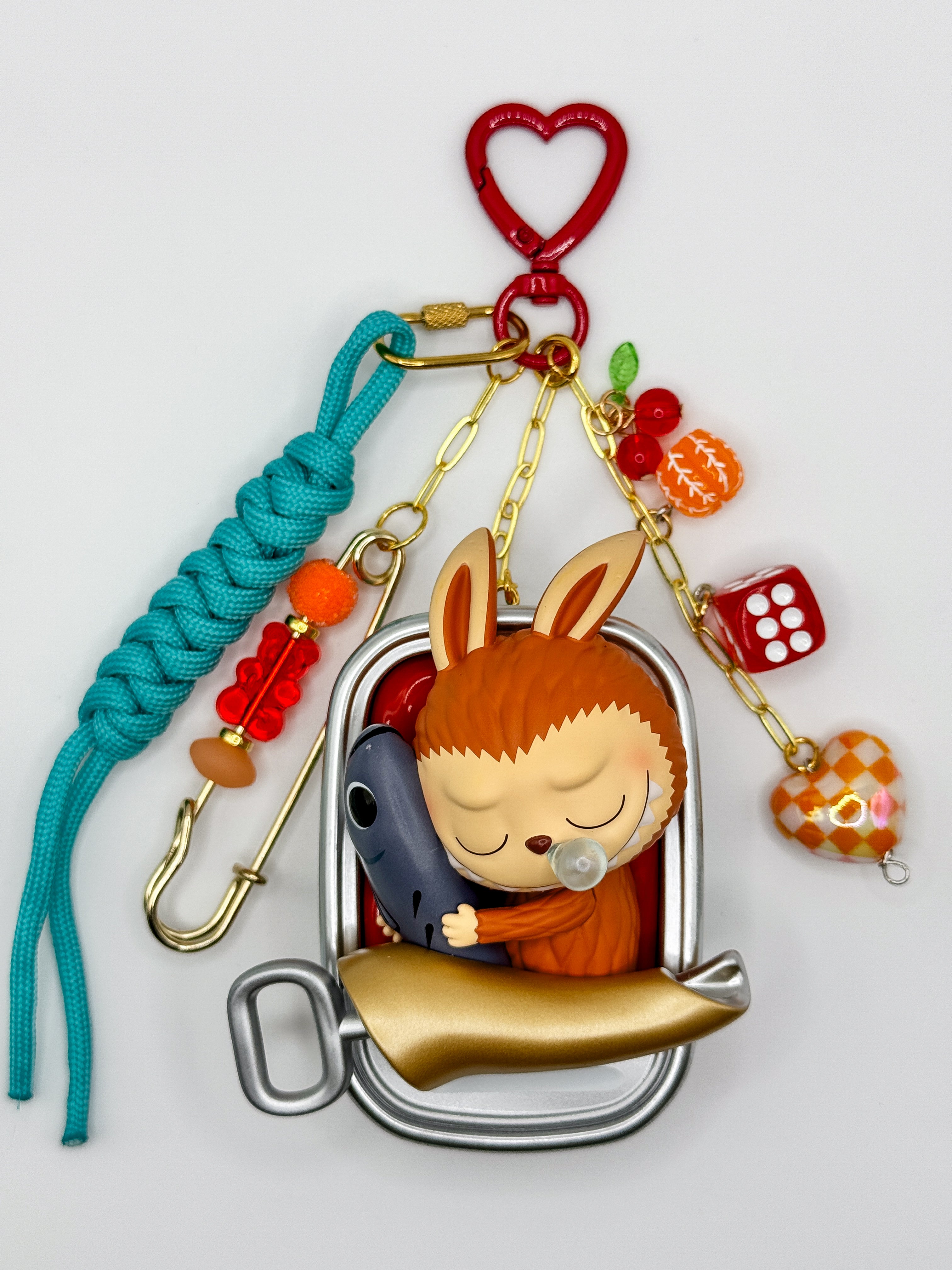 Labubu Wacky Mart Bag Charms - Canned Sardines
