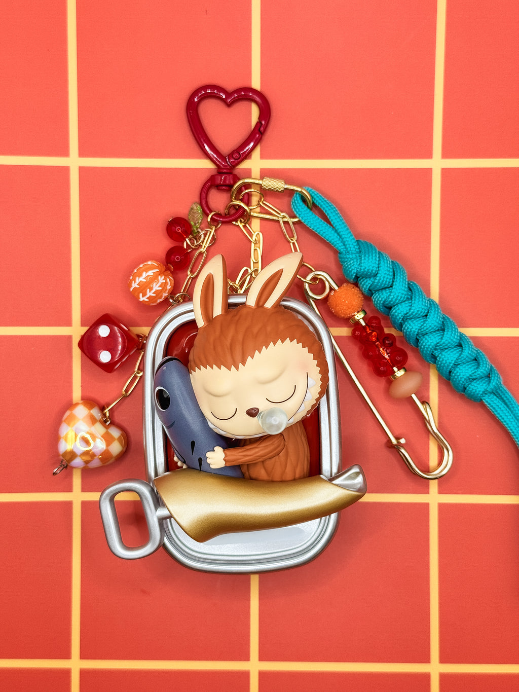 Labubu Wacky Mart Bag Charms - Canned Sardines