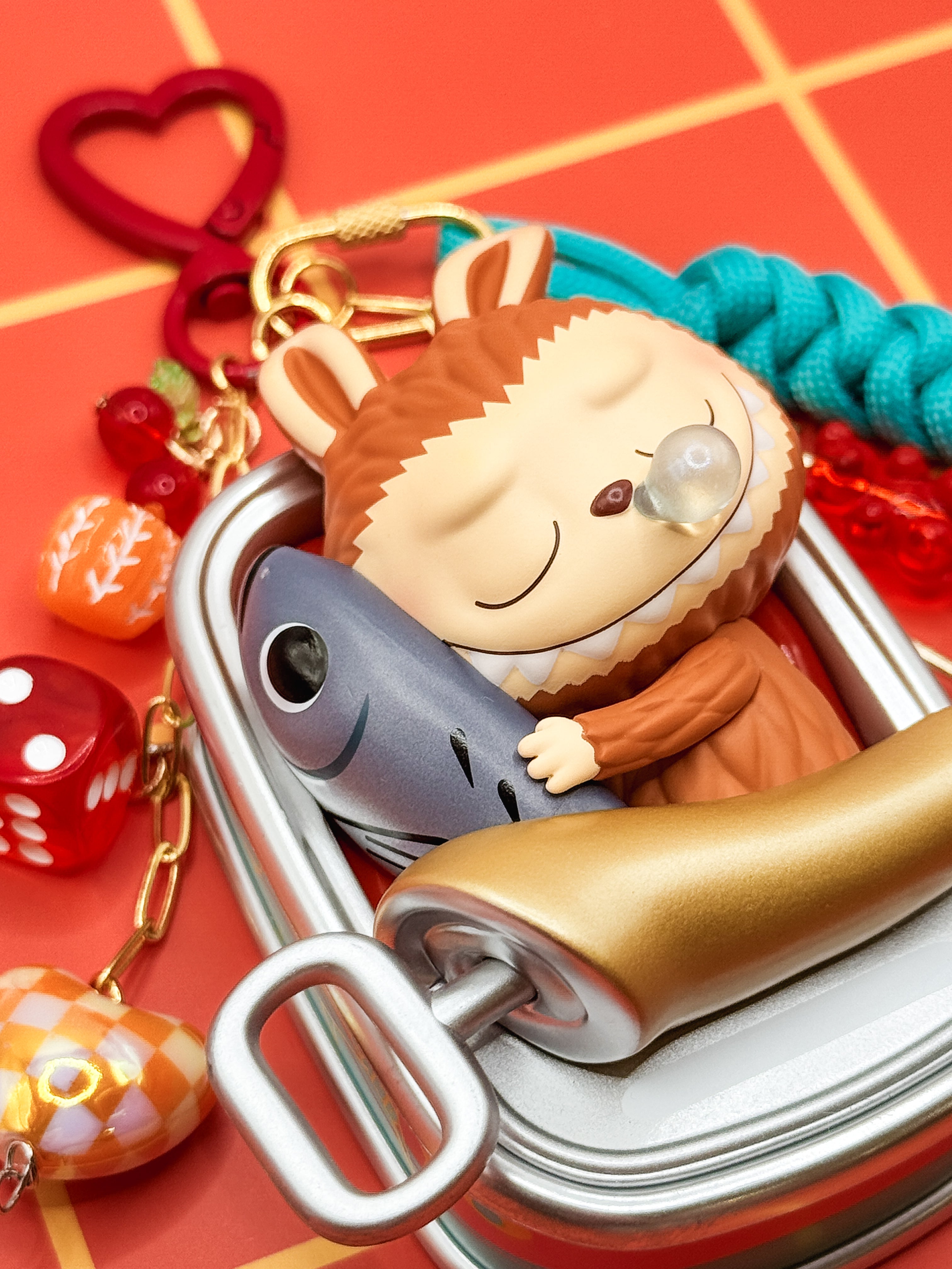 Labubu Wacky Mart Bag Charms - Canned Sardines