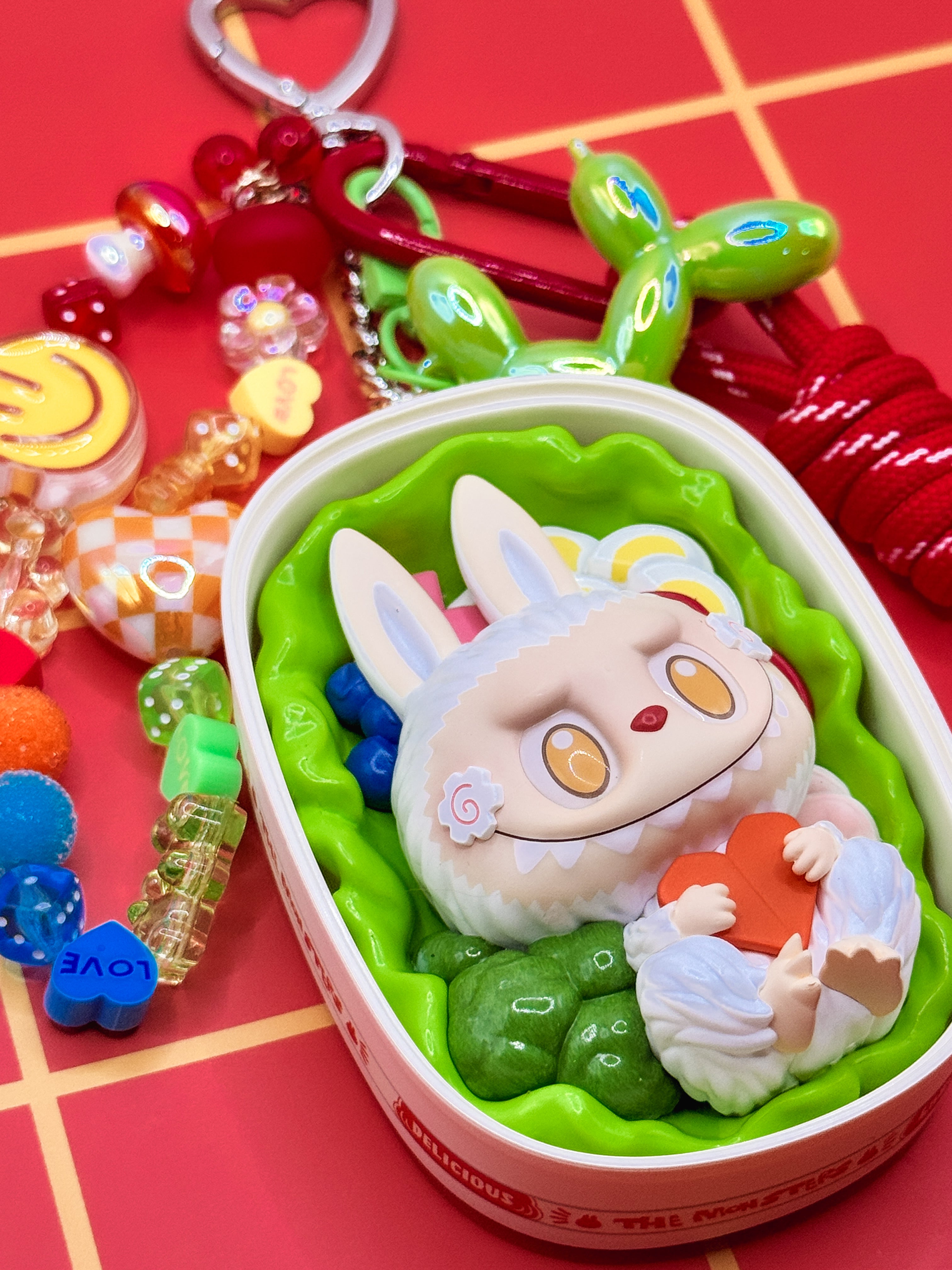 Labubu Wacky Mart Bag Charms - Salad