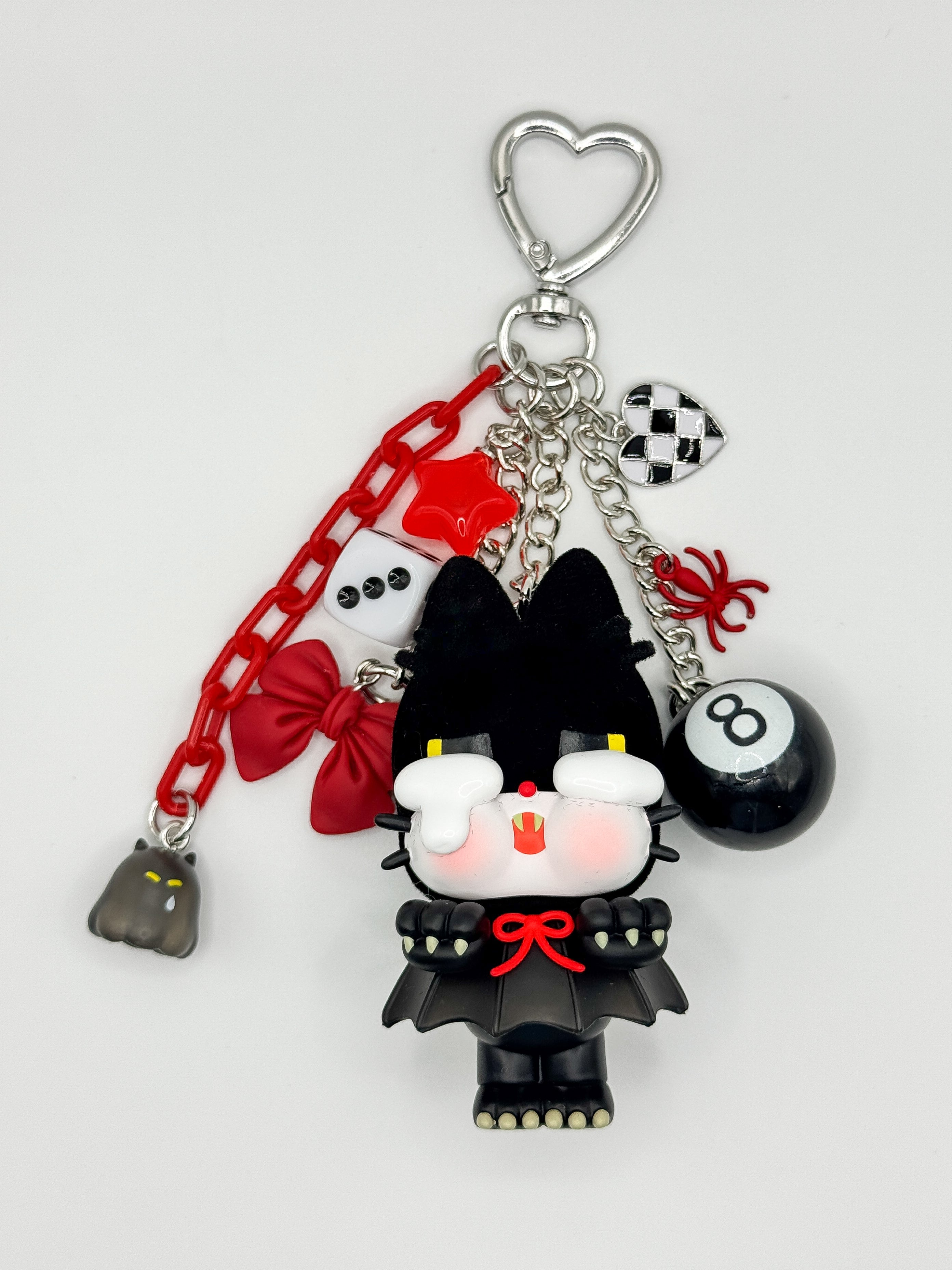 Pop Mart Crybaby Monster’s Tears Bag Charm - Spooky Kitty