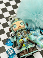 Pop Mart Space Molly Bag Charms - Mint Chocolate