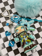 Pop Mart Space Molly Bag Charms - Mint Chocolate