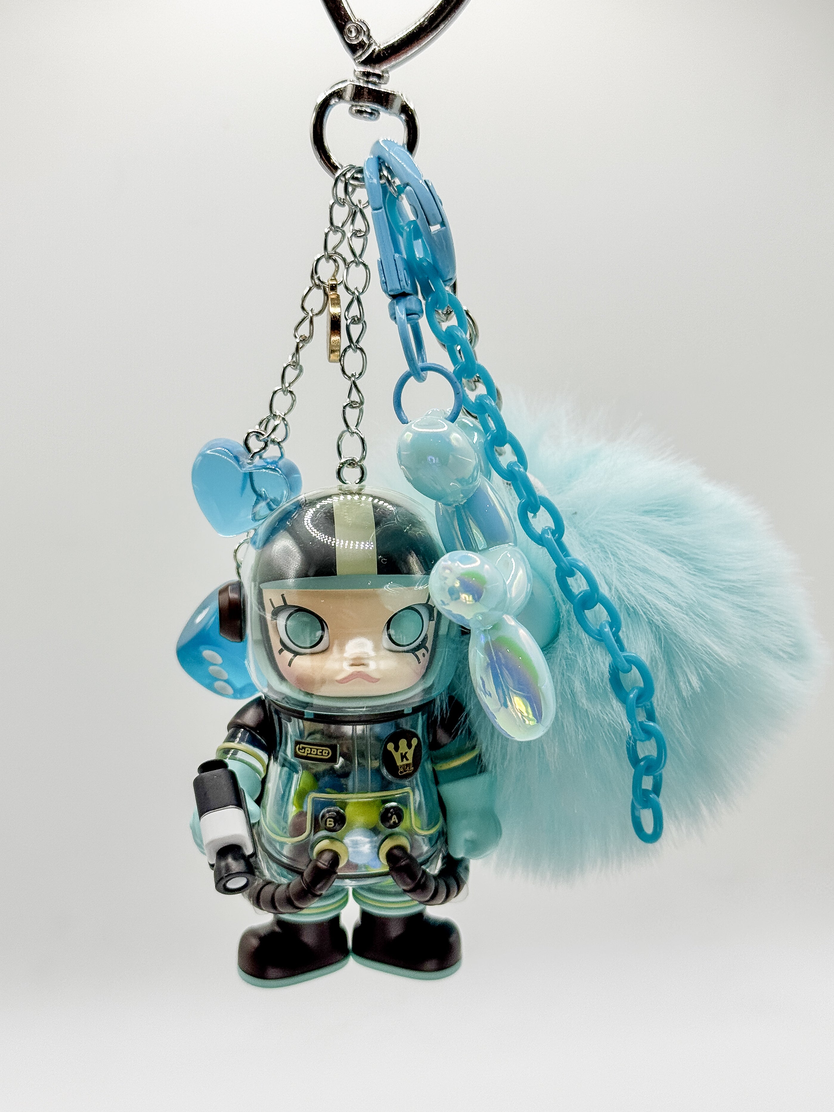 Pop Mart Space Molly Bag Charms - Mint Chocolate