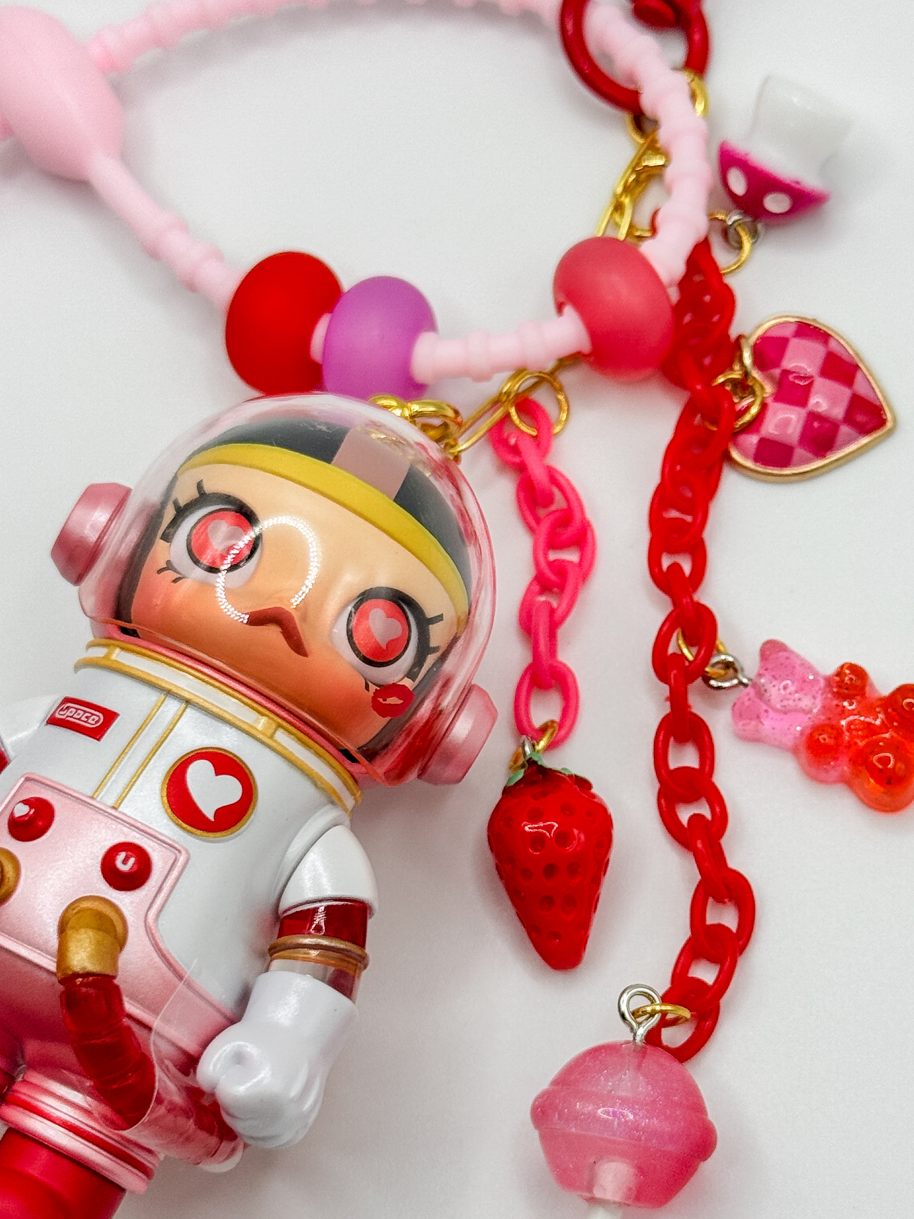 Pop Mart Space Molly Bag Charms - Heartbeat