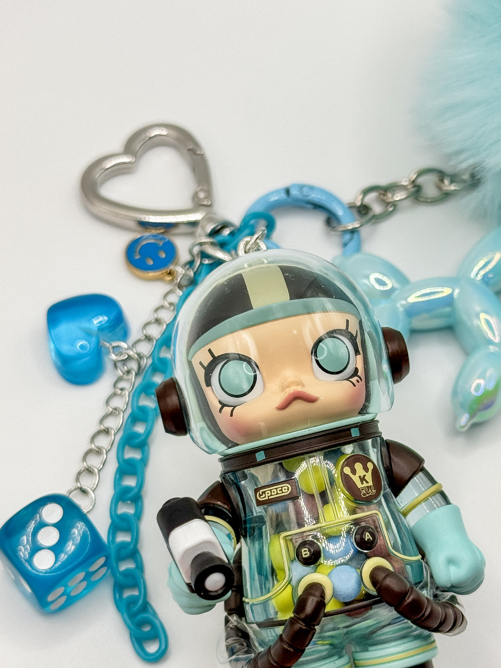 Pop Mart Space Molly Bag Charms - Mint Chocolate