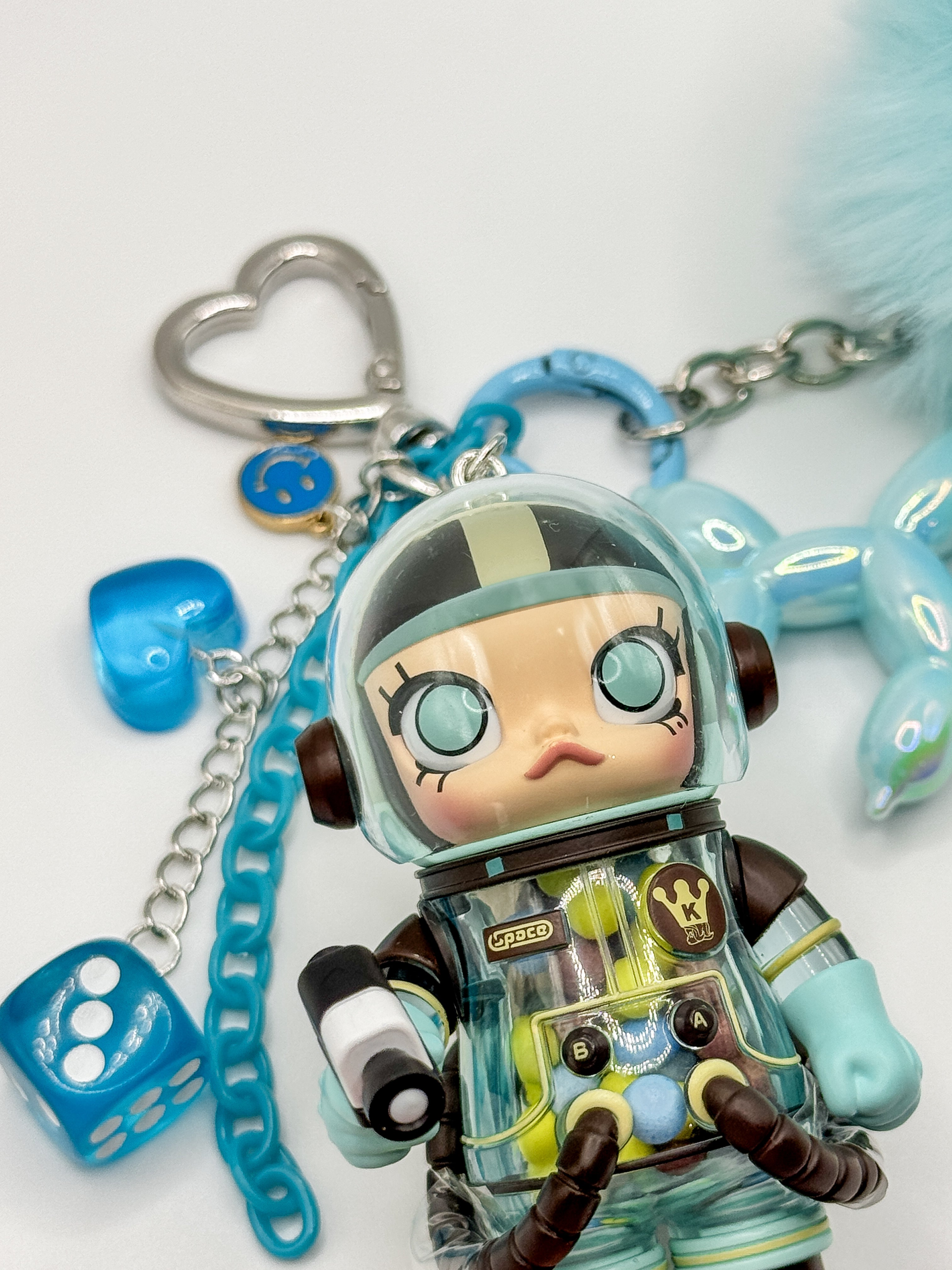 Pop Mart Space Molly Bag Charms - Mint Chocolate