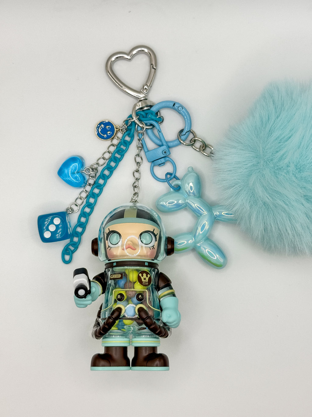 Pop Mart Space Molly Bag Charms - Mint Chocolate
