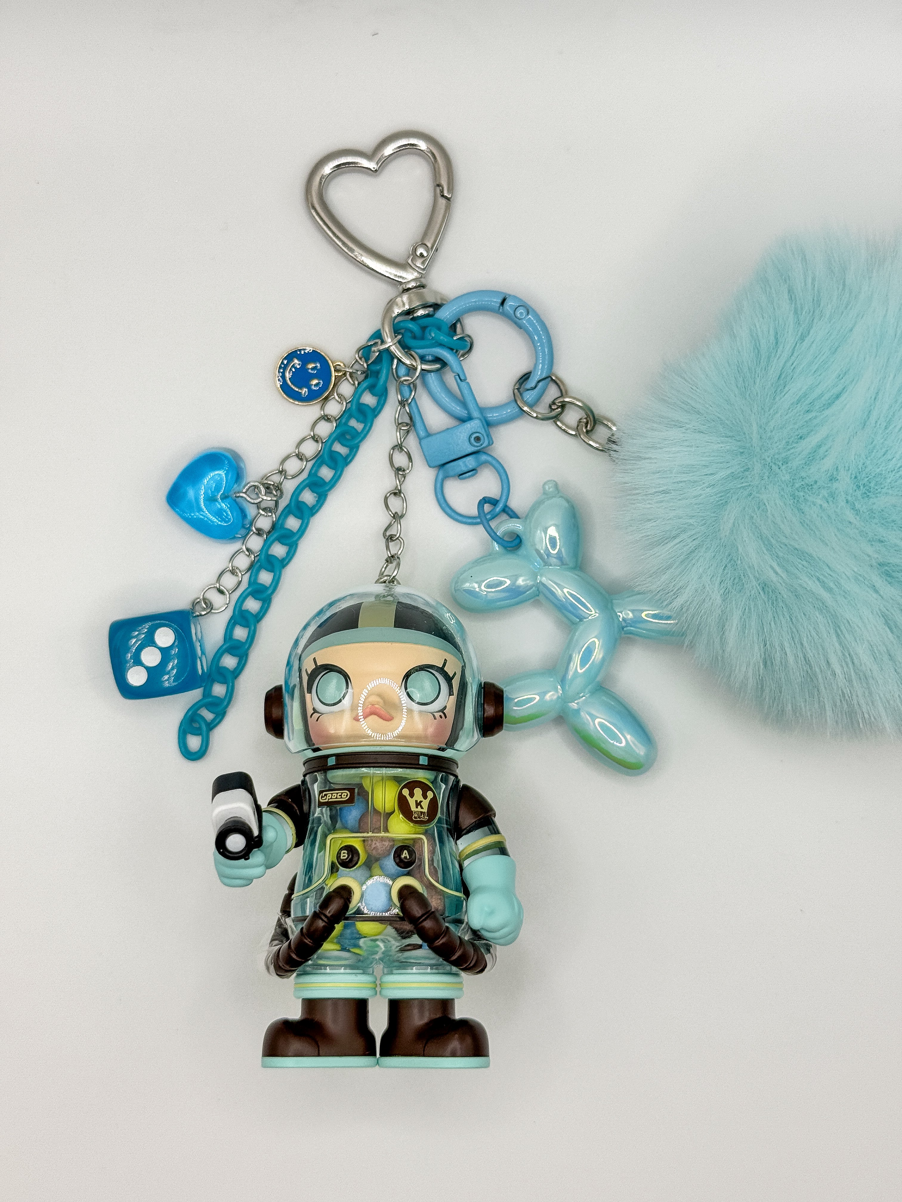 Pop Mart Space Molly Bag Charms - Mint Chocolate